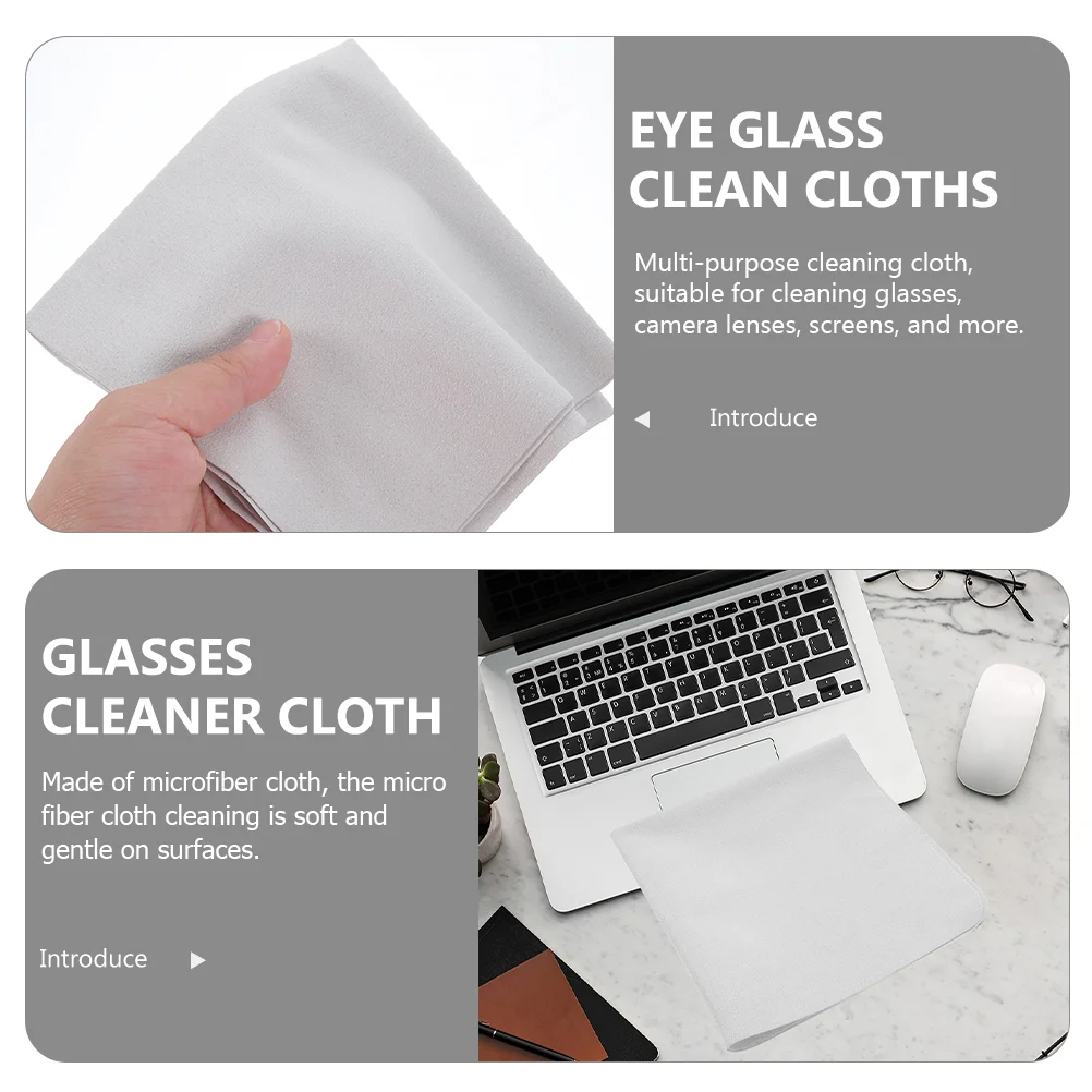 4pcs Glasses Cloths Camera Lens Cleaning Cloths Screen Musical Instrument Wiping Cloths micro fiber cloth for glass lenses