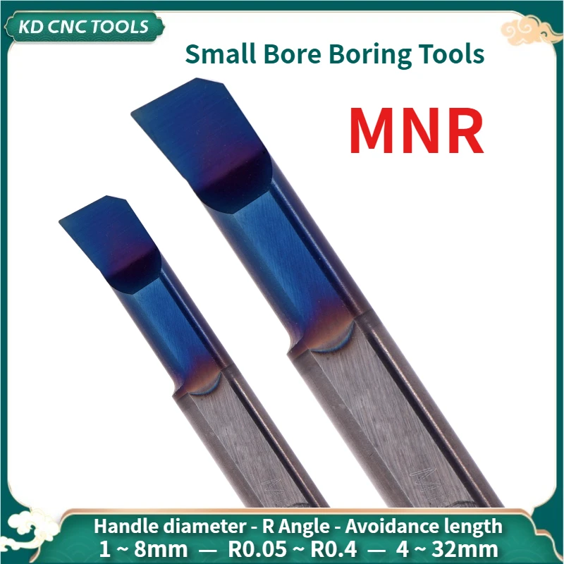 

KD CNC MNR Small Diameter Boring Tools Tungsten Steel Carbide CNC Machine Seismic Resistant Inner Boring Hole Turning Tool