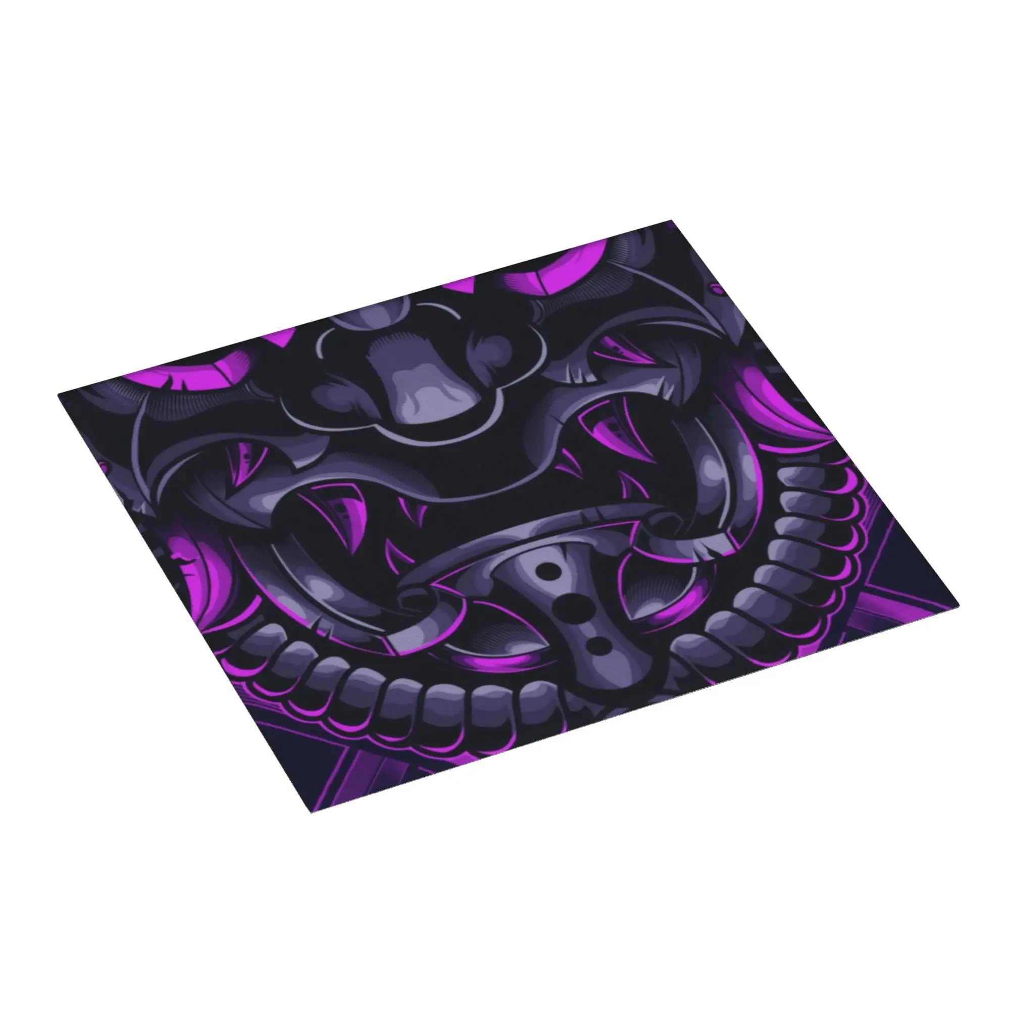 Drying Mat For Kitchen Japanese Mecha Samurai Ronin Warrior Barware Tableware Oil Proof Washable Kitchen Sink Drying Pad