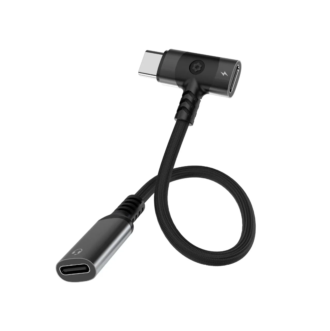 2 in 1 USB C Audio Charging Splitter Type C Dual Converter for iPhone Tablet Gaming Voice Chat Sound Fast Charge Long Play