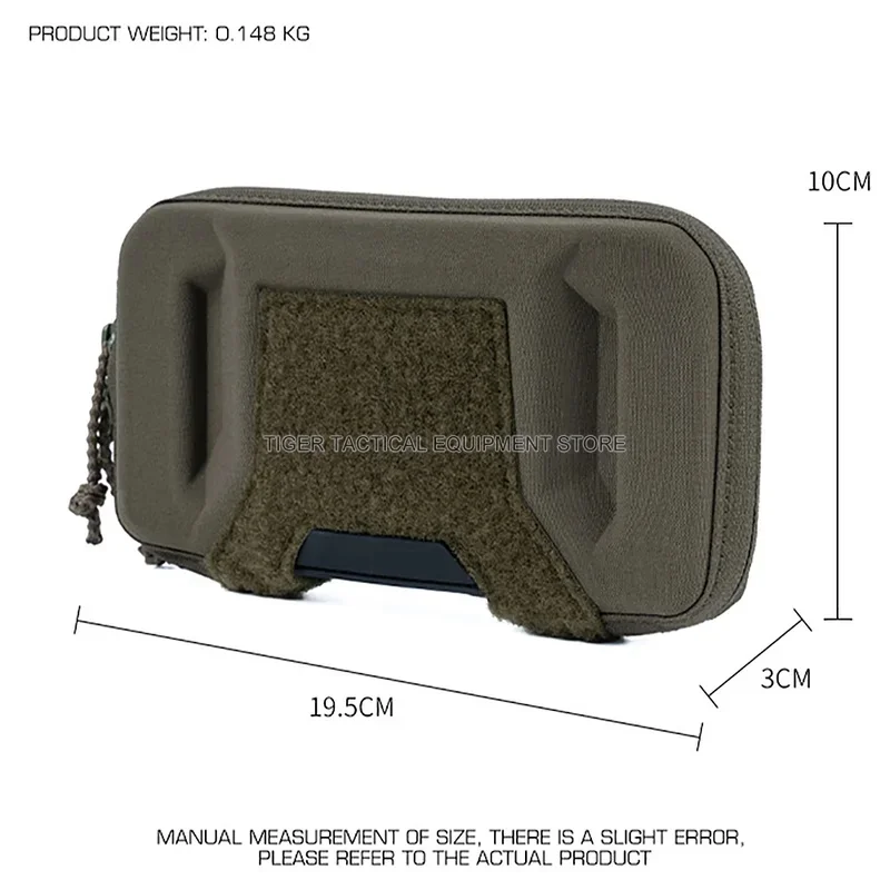 Universal Outdoor Smartphone Pouch, Navigation Holder Protective Case, Vest Mount Gear for Hunting Outdoor Activities JJ5184