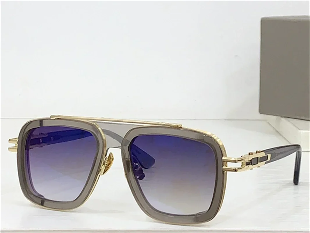 

DT LXN-EVO DTS403 Top High Quality Sunglasses For Men Titanium Style Fashion Design Sunglasses For Womens With Box