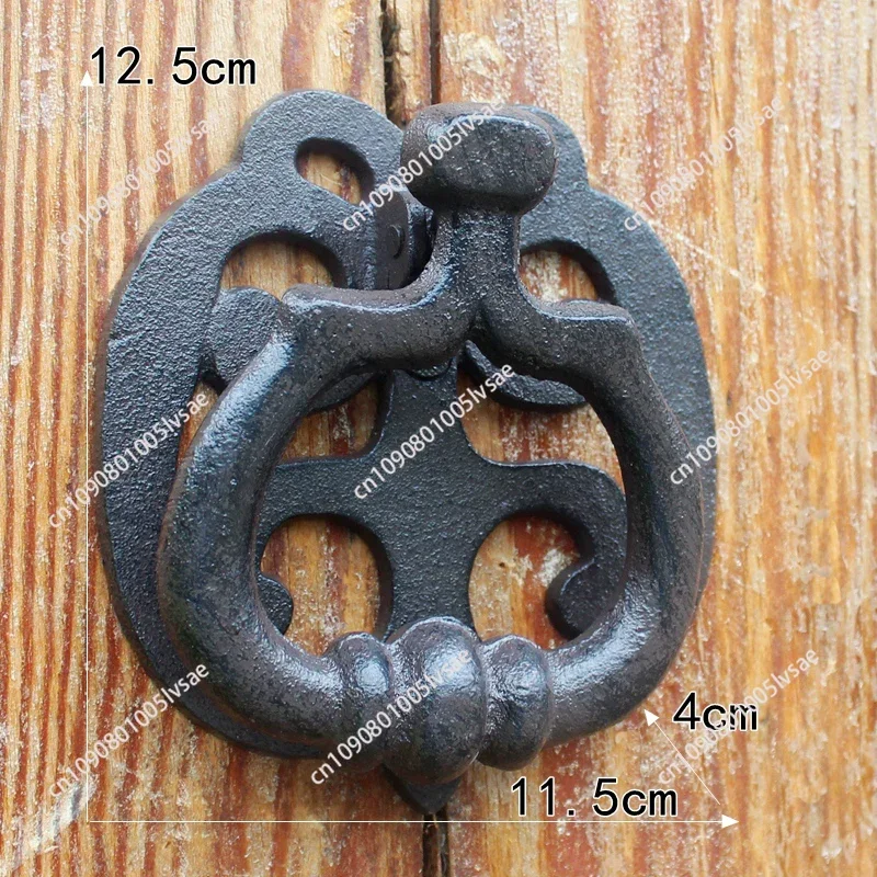 JD American Style Iron Knocker Crafts Vintage Owl Door Knocking Antique Door Handle Garden Home Wall Decoration