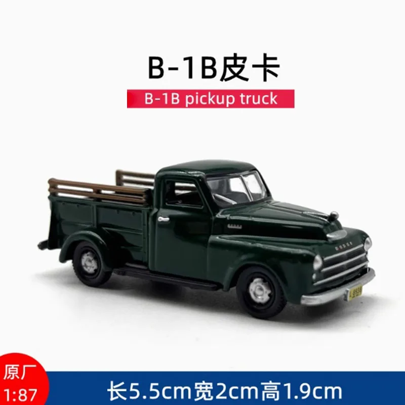 OXFORD Diecast 1: 87 Scale B-1B/Stepside/1957 D100 Vintage Pickup Truck Alloy Car Model Collection Display Toy Gift Souvenirs - Image 6