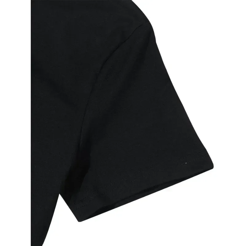 تي شيرت رجالي عودة إلى المستقبل بنمط إيرثمان الصامت تي شيرت أسود على الطراز البوهيمي برقبة دائرية وأكمام قصيرة مطبوع