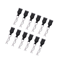 MJX 16101 16102 MJX 16208 16209 16210 M001 HBX 16889 12pcs Body Shell Clip Pin with Fixing Mount 1/16 RC Car Parts Accessories