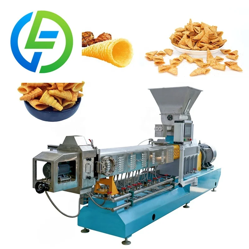 Automatic Corn Snack Manufacturing Machine Puffed Snacks Food Production Line Puff Corn Processing Machines