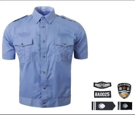 AIMENWANT Ropa de seguridad Ropa de trabajo de seguridad para hombre blanca de manga corta Uniformes de seguridad de talla grande Ropa Uniforme de envío gratis