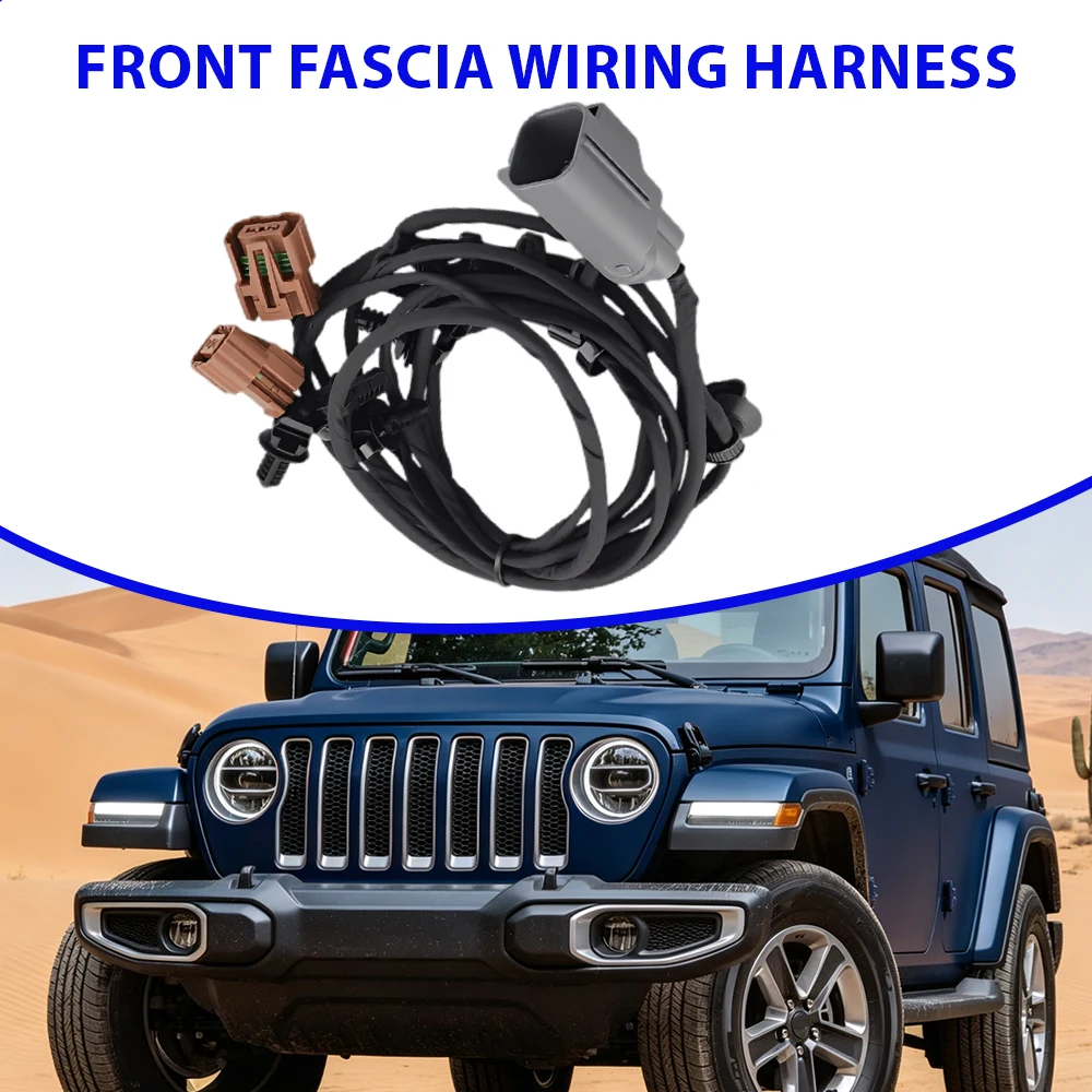 

For Jeep Wrangler 2018 2019 2020 2021 2022 2023 Gladiator 2021-2022 Car Front Fascia Wiring Harness 68336462AE