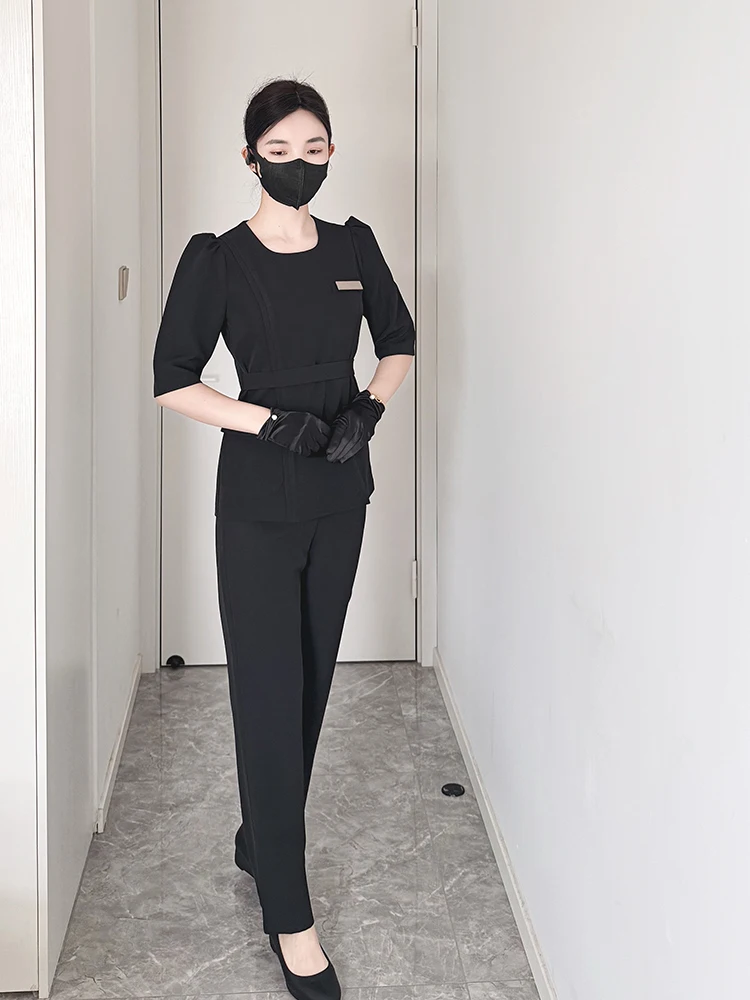 Vêtements de travail pour Salon de beauté, uniforme de SPA pour Center de santé, magasin de thérapie des pieds, technicien, uniforme de gestionnaire de peau, uniforme d'infirmière pour femmes