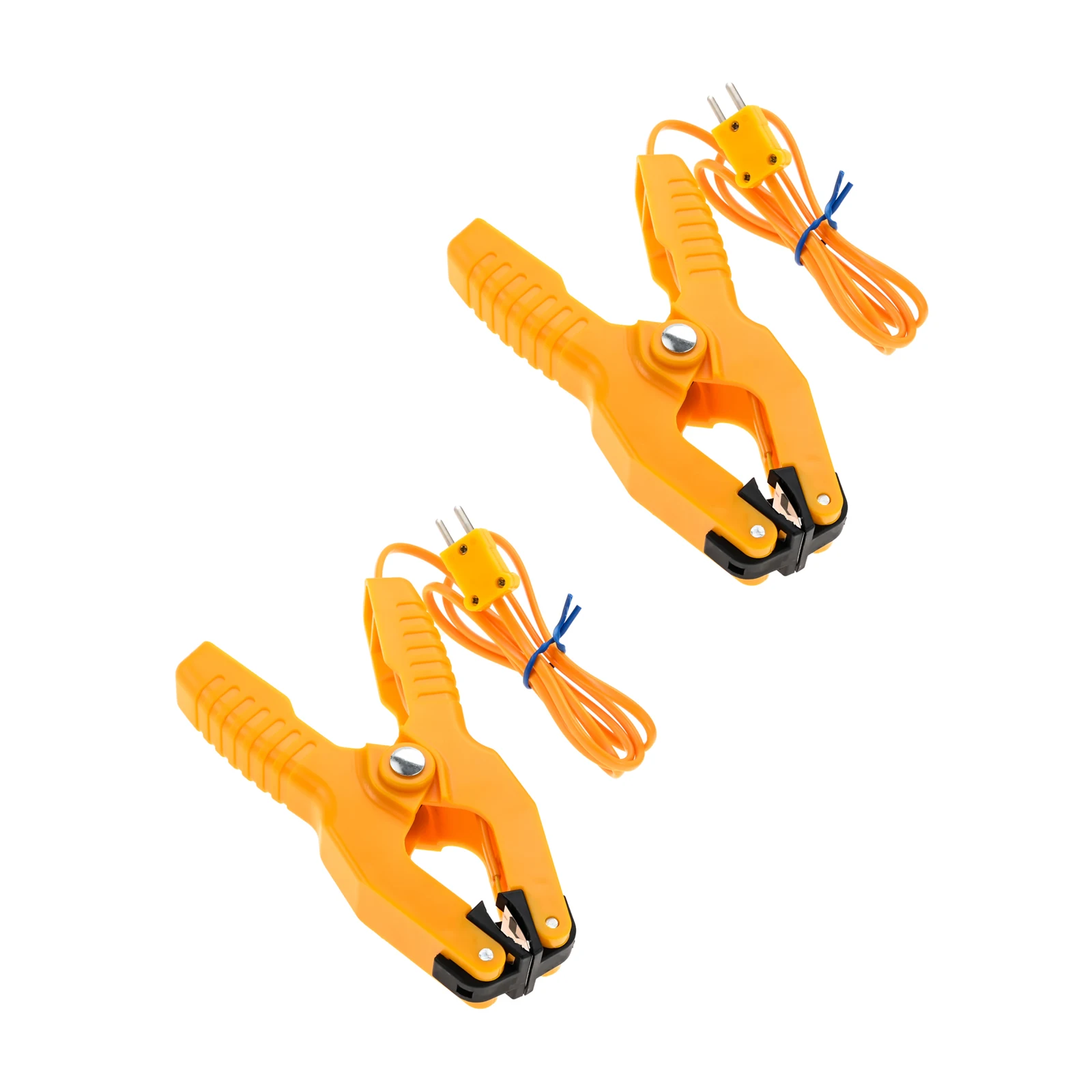 2Pcs HVAC K-Type Temperature Clamps Type-K Thermocouple Clamp For Heating Ventilation Air Conditioning Pipe Temperatures