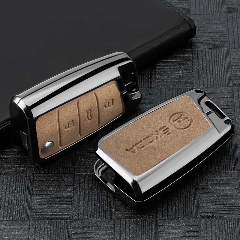

Car Sticker 2025 New Car Remote Key Fob Case Cover Shell For Skoda Octivia Superb Fabia 1 2 Octavia a7 RS Superb Rapid Yeti Karo