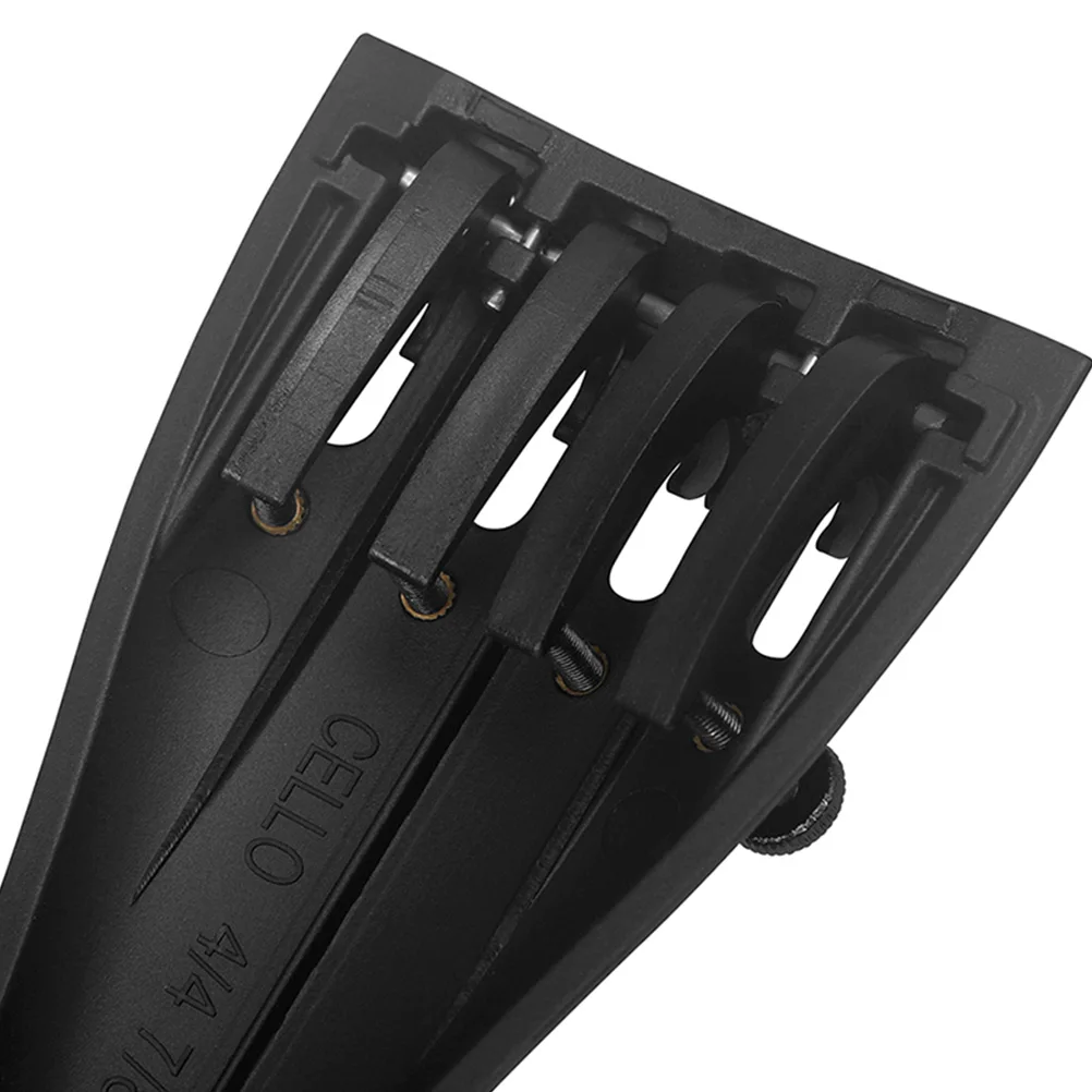 

Cello Tailpiece 4 Fine Tuners Matte Carbon Fiber Durable Replacement Cello String Board Practical Professional Accessories