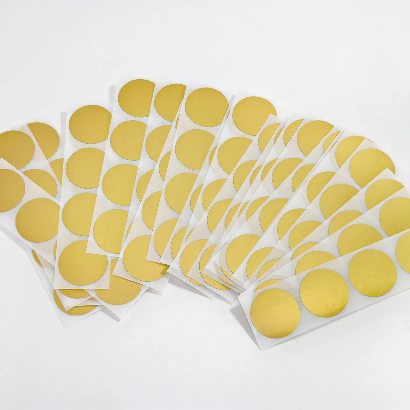 100pcs 30mm Gold  Round Scratch Off Stickers Labels Tickets Promotional Games