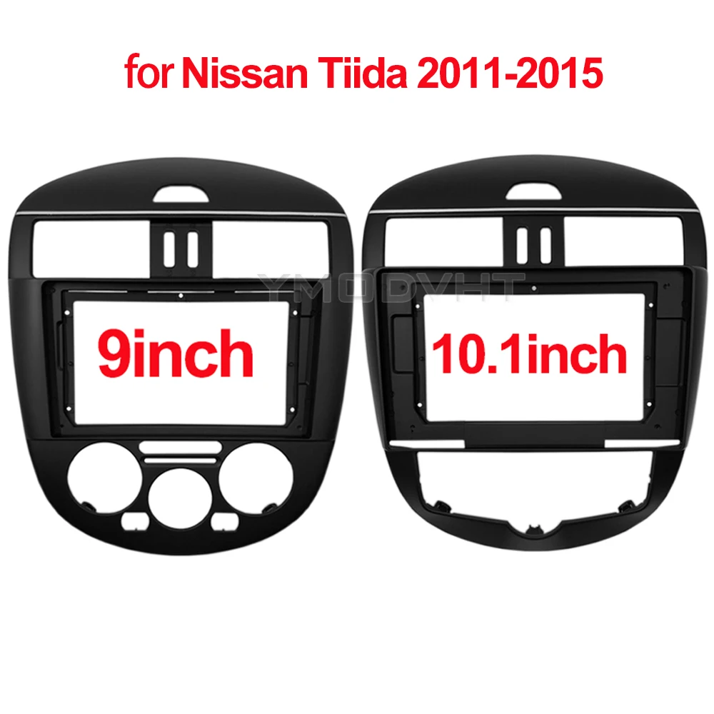 9inch 10.1inch Car Radio Fascia for Nissan Tiida 20112012 2013 2014 2015 DVD Stereo frame Panel Mounting Dash Installation Bezel