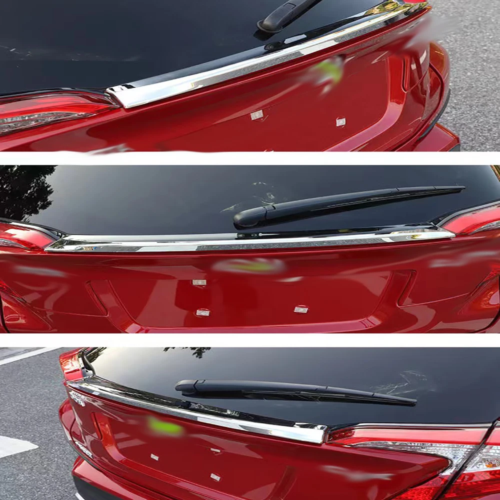 

Car Styling ABS Plastic Rear Trunk Spoiler Wing Molding Decoration Cover Trim For Toyota C-HR CHR 2016 2017 2018 2019 2020