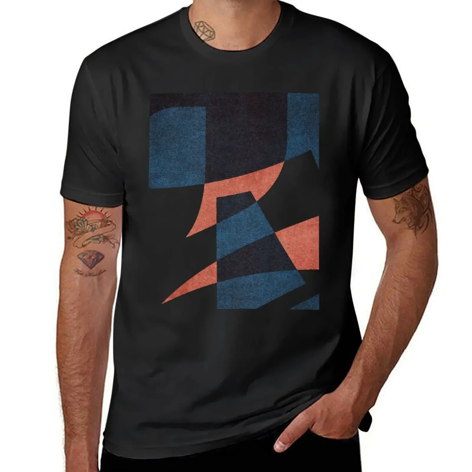 ABSTRACT ALPHABET / Gothic E T-Shirt new edition Aesthetic clothing street wear vintage anime shirt anime shirts men