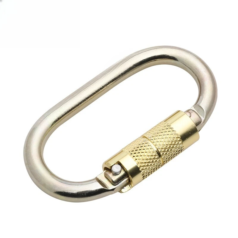 Rock Climbing Automatic Main Lock Mountaineering Downhill Safety Lock Rescue Aerial Work Equipment O-Type Main Lock