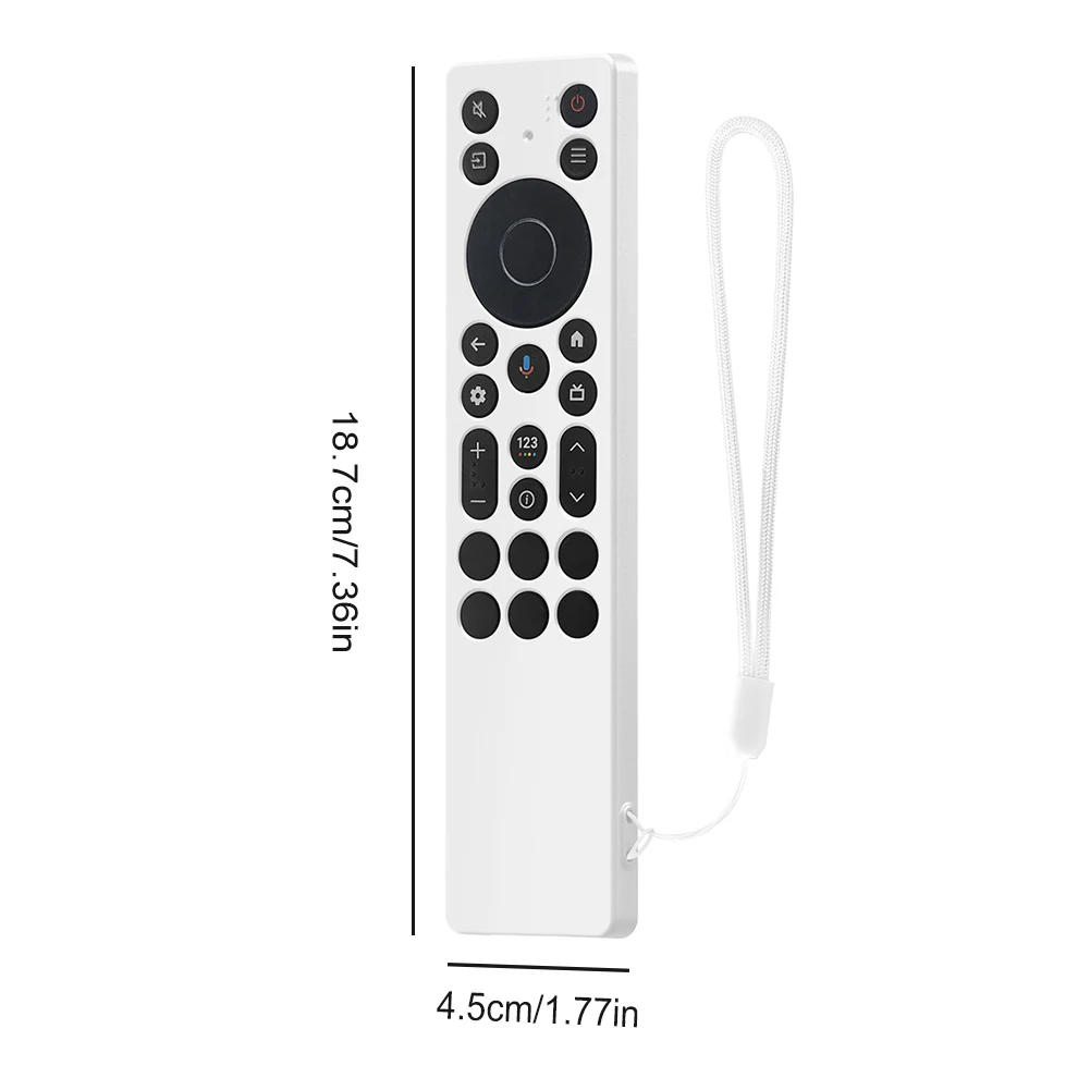 حافظة من السيليكون للتحكم عن بعد لـ TCL RC923A/RC813A غطاء حماية لجهاز التحكم عن بعد مقاوم للصدمات والغبار من السيليكون