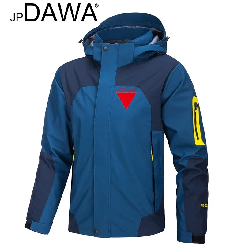 jp DawaFishing Jacket Waterproof and Windproof Men's Spring and Autumn Outdoor Pilot Hooded Baseball Mountaineering Fishing Suit