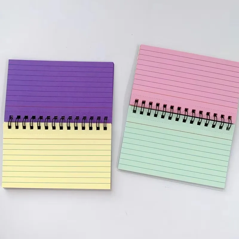 1Pc Horizontal Line Notebook Tearable Coil Book Cuaderno Journal Note Book Office Supplies Diary Libretas Stationery Notebooks
