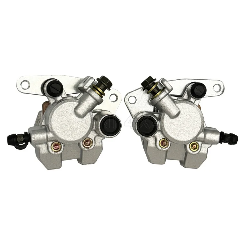 2個のフロントブレーキキャリパーは、stels-atv-450h-500h-700h、hisun-450-500-700、loncin-450cc-500cc-700cc、lu022430、lu022431に適しています。