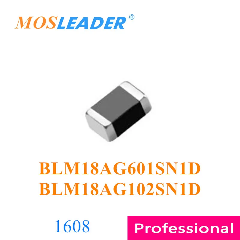 Mosleader 4000 шт. 1608 BLM18AG601SN1D BLM18AG102SN1D BLM18AG601SN1 BLM18AG102SN1 0603 Сделано в Китае Высокое качество