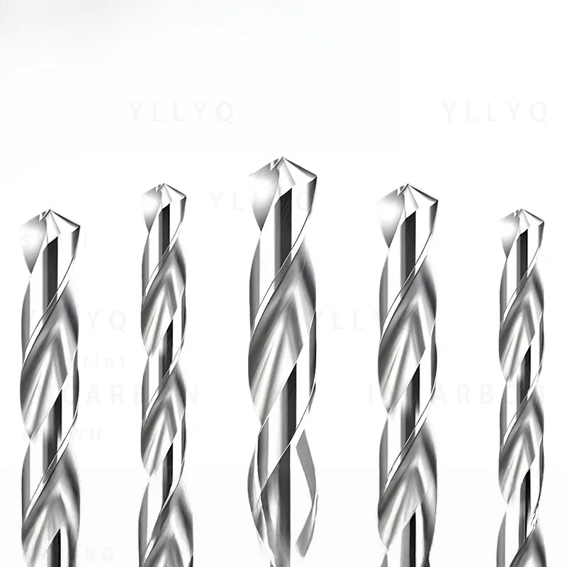 1PCS Solid Tungsten Carbide Drill Bits For CNC 15mm-20mm Bits CNC Hole Machining Tool For Aluminum 40mm/100mm