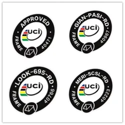 certification small label sticker bicycle union certification label bicycle decals customize frame name ID warning films