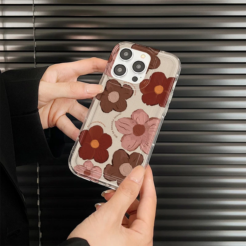 J4489 Fall Prevention Cushion Type For IPhone 11 12 13 14 Pro Max 6 6s 7 8 Plus X XR XS Max 12 Mini Case DIY Soft TPU Cover