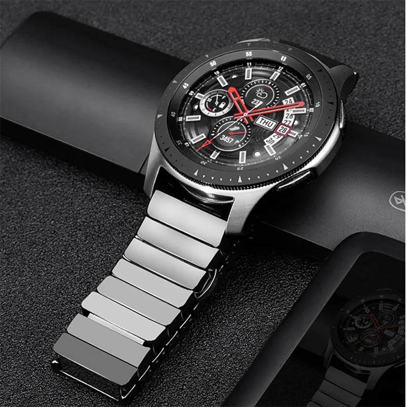 22mm Ceramic Strap For Amazfit GTR 4 3 2Pro 47mm 20mm Metal Bracelet Men Correa For Amazfit GTS 4 3 2 2e 2mini bip 5 3 3Pro 42mm