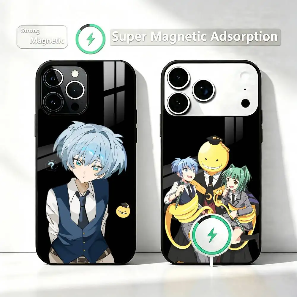 A-Assassination Classroom Nagisa  Phone Case For iPhone17,16,15,14,13,12,11 Plus,Pro Supports Magnetic Wireless Charging