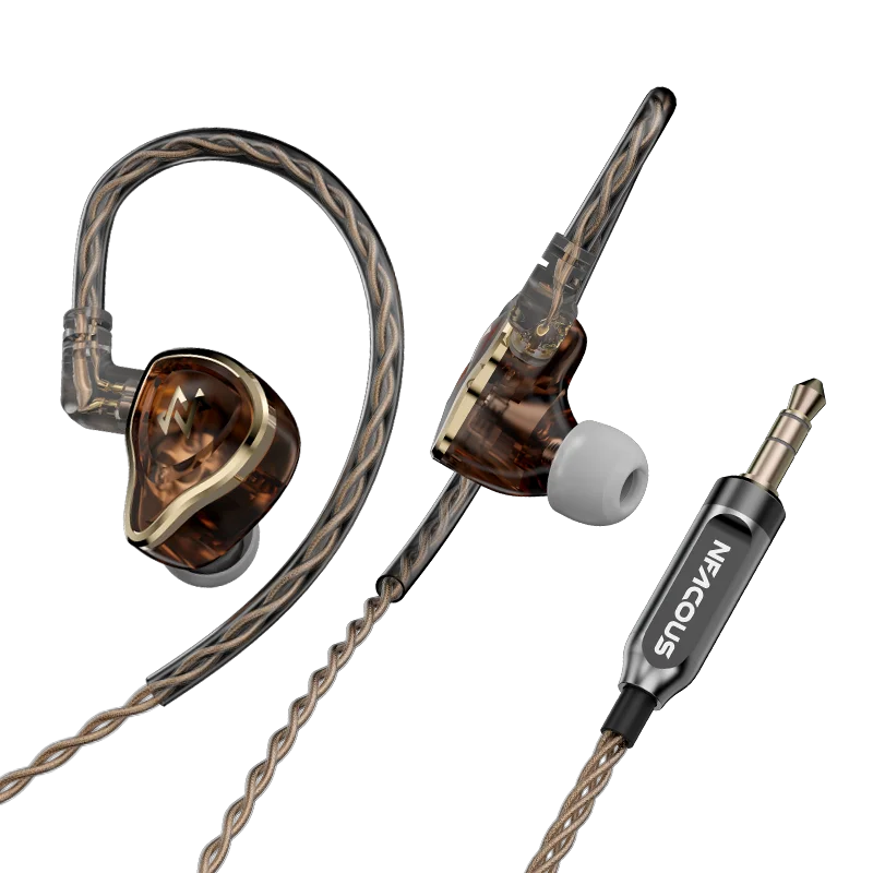 

NFAudio NFACOUS NA20 Проводные игровые наушники-вкладыши Hi-Fi наушники с двумя полостями динамические высококачественные легкие мониторные гарнитуры