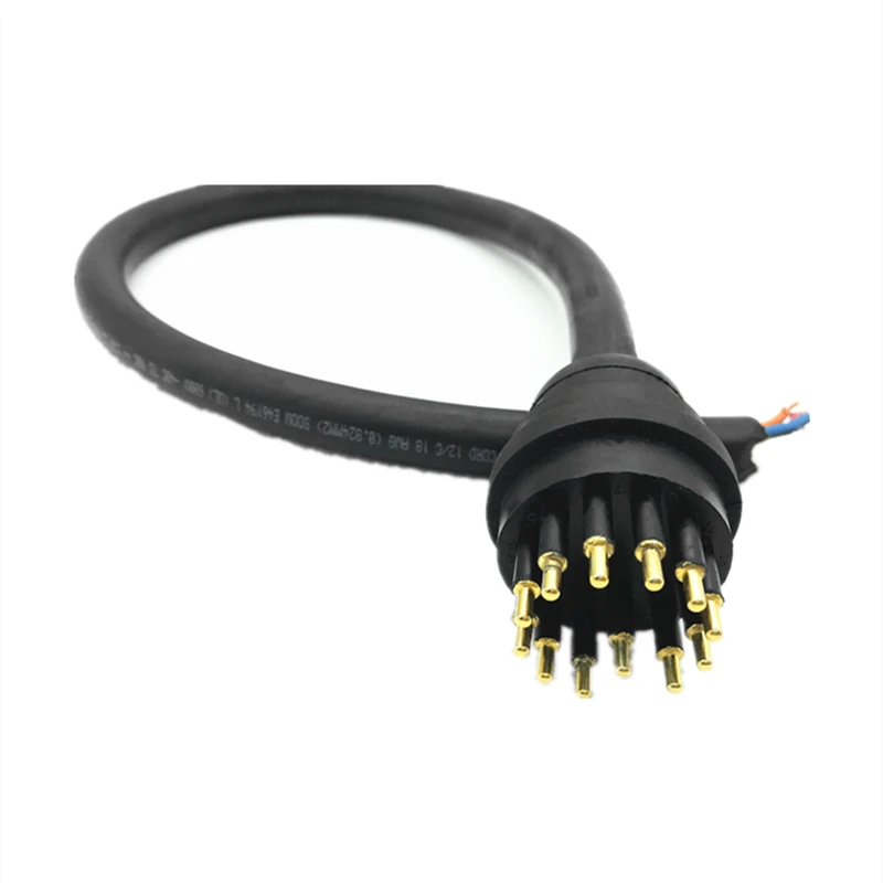 

IL12M Waterproof Plug Deepsea Male Pluggable Connector Power Electrical Wire Underwater Connectors
