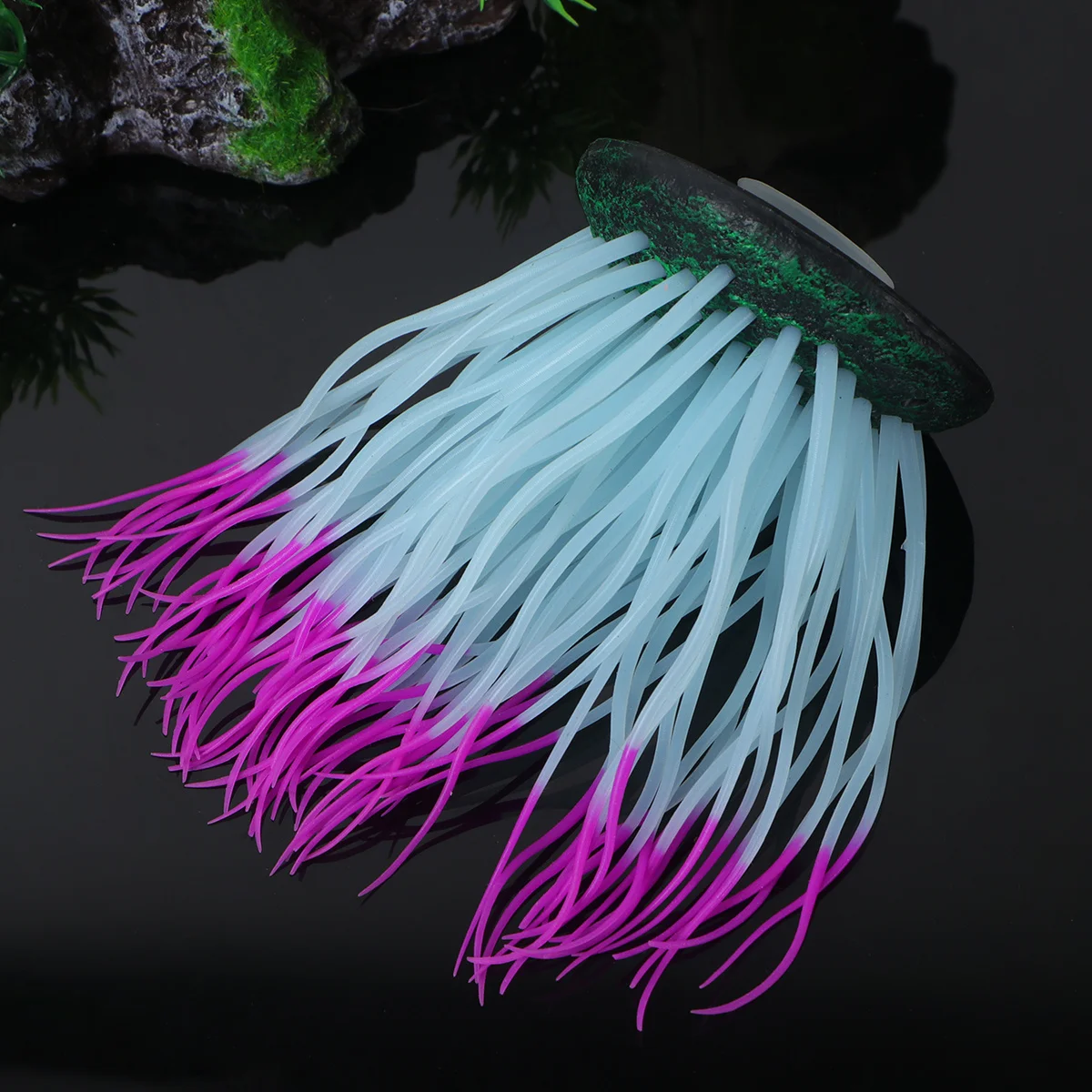 

Artificial Coral For Fish Tank Decor Colorful Resin Base Aquarium Ornament Swing Underwater Suitable Fresh Salt Water Pet