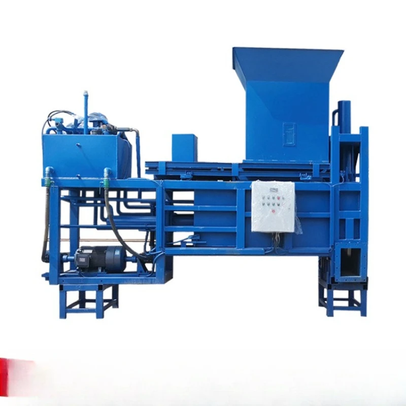 Straw Straw Wheat Straw Packing and Bagging Machine Bark Wood Compression Packing Equipment Crush Corn  Peanut