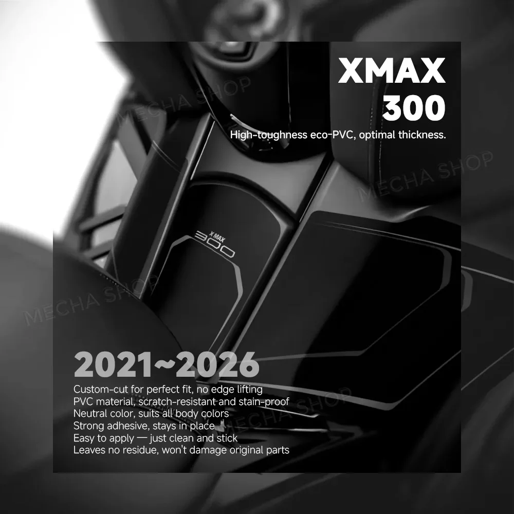 3D Epoxy Resin Sticker Protection Kit Motorcycle Accessories For Xmax 300 2023 2024 2025 2026 Console Protection