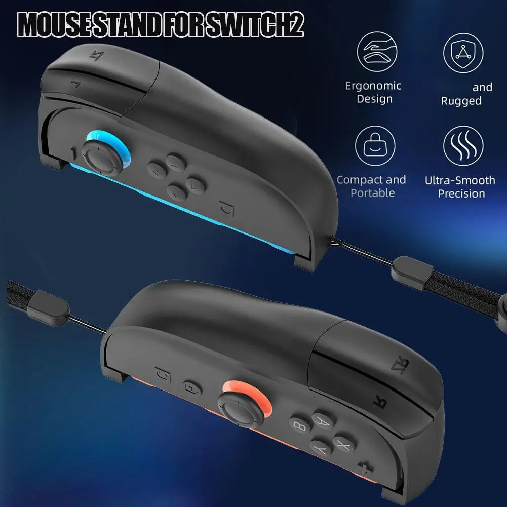 لـ Switch2 مقبض الماوس قوس 2-حزمة حامل الماوس للتبديل 2 وحدات تحكم سهلة التركيب #1