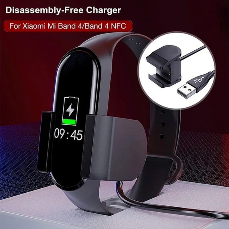 Fast Charging Cable For Xiaomi Mi Band 4 Miband4 USB Charger Cable Adapter Dock For MiBand 4 Miband3 Smart Wristband Accessories