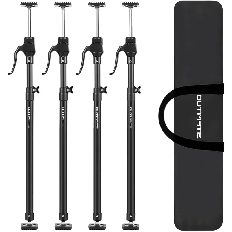 

49-1/5" to 114-1/5" Third Hand Tools Adjustable Support Pole, 3rd Hand Support System , 154 LB Capacity, 4 PCS