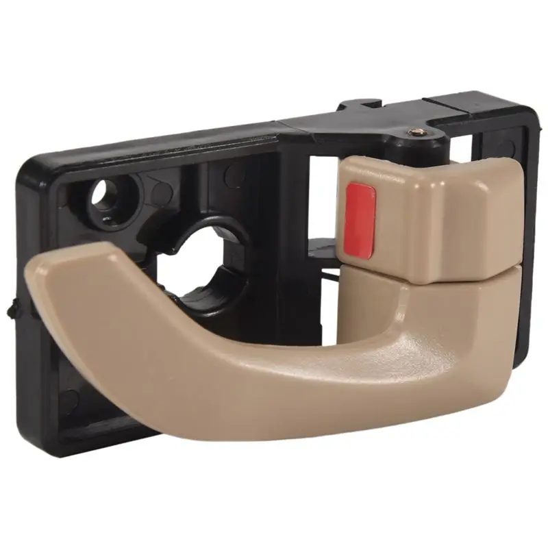 Reliable 4PCS Car Interior Door Handle Left Right Inside Door Handle Replacement Set For Tucson 2005-2009 Beige