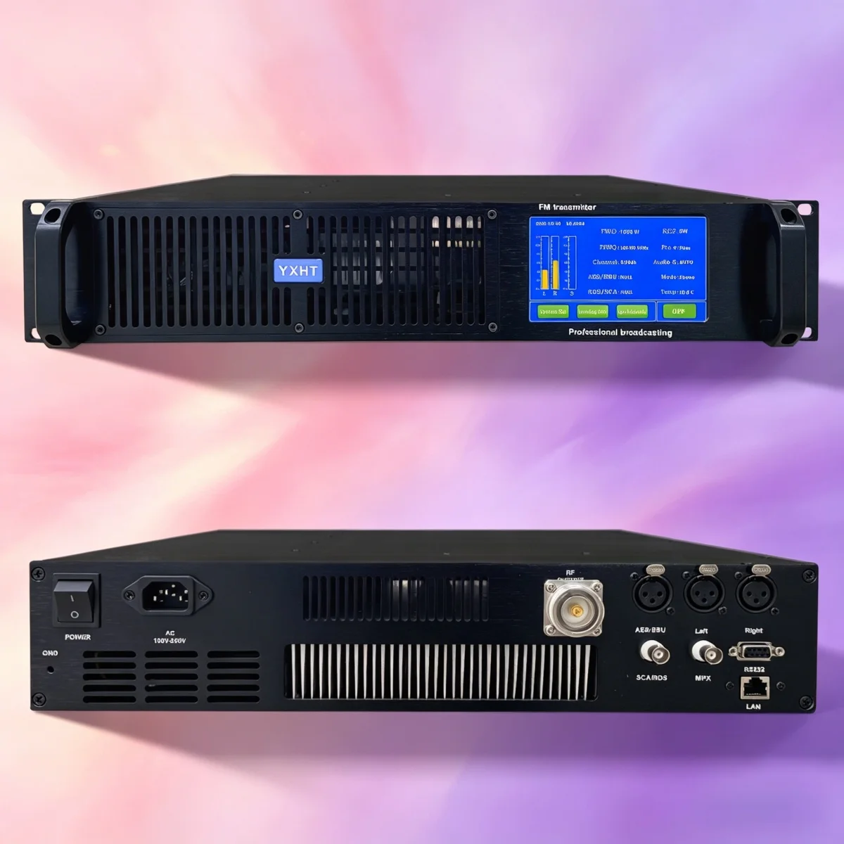 

HQ- Low Power Consumption YXHT-2, 300W FM Transmitter High Efficiency For School & Ship Communication