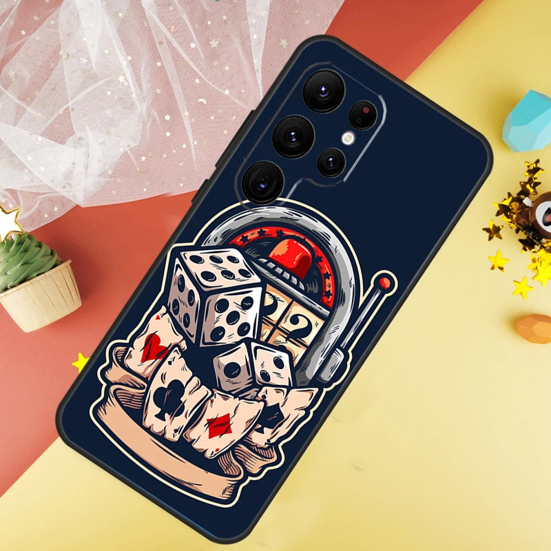 Casino Gambling Funda For Samsung Galaxy S24 Ultra S23 S22 Plus S21 S20 FE S8 S9 S10 Note 10 20 Ultra Case