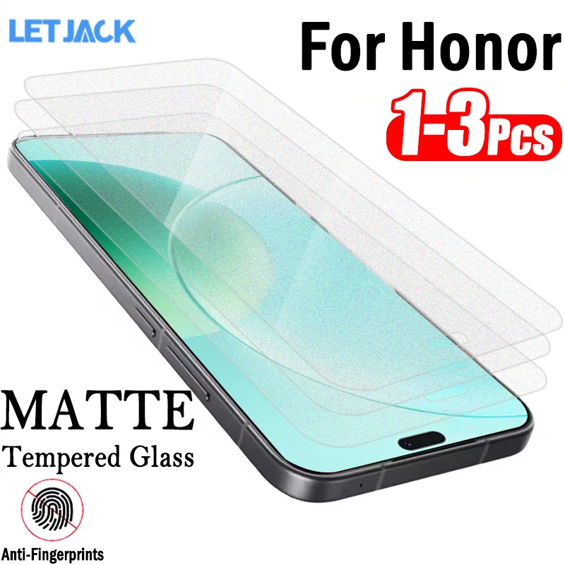 

1-3Piece Anti-Glare Matte Screen Protector for Honor 400 200 90 70 Lite Smart Tempered Glass for Honor Play10 10A 9A 9T 8T Film