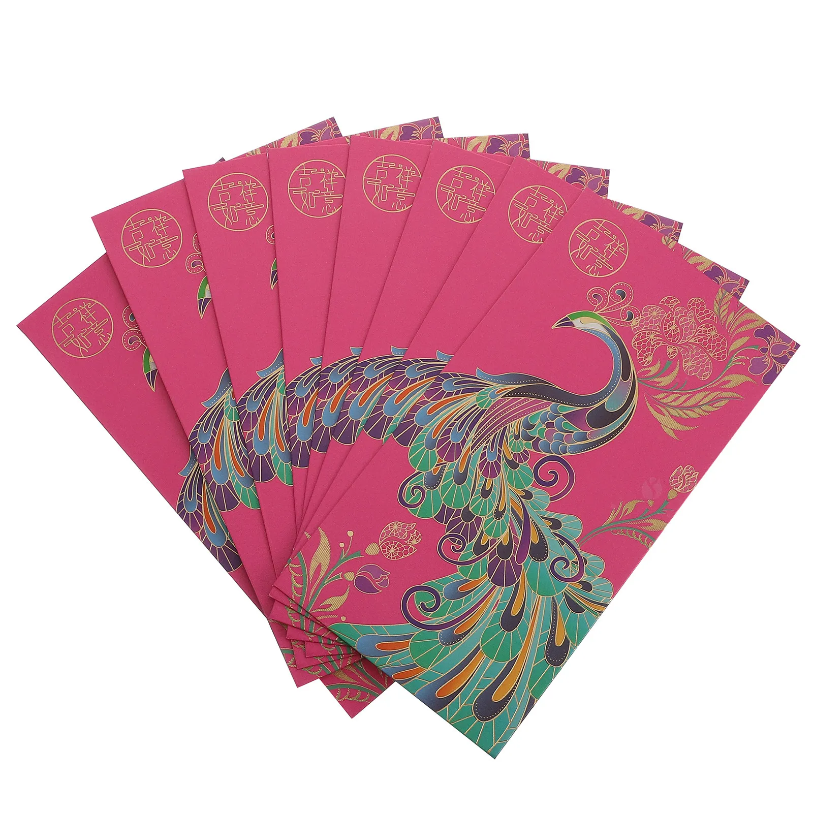 

Набор из 8 праздничных конвертов Хун Бао премиум-класса для денег, гладкие, без запаха, с очаровательным бронзовым дизайном, для китайского Нового года, подарочные конверты для торжеств