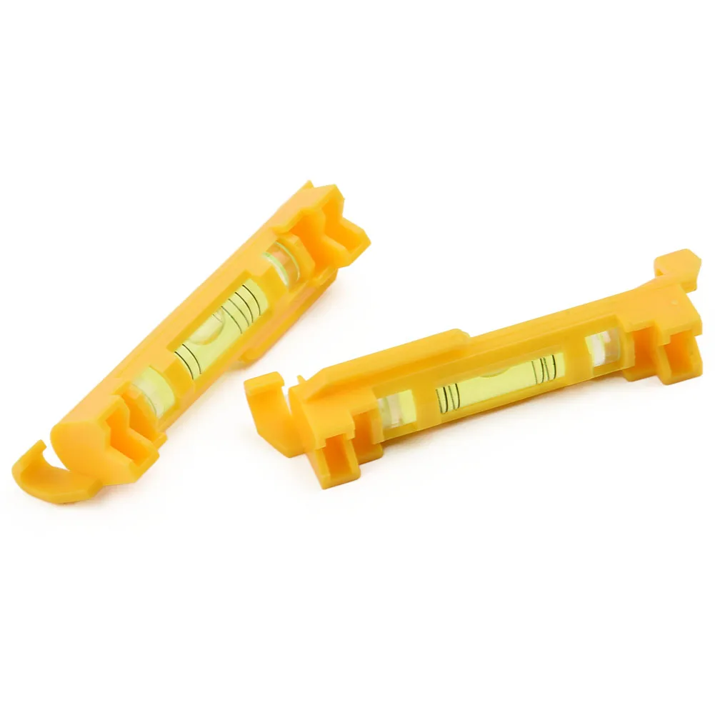 2pcs Horizontal Bubbles 75x12.5mm Acrylic+plastic Hanging Wire Cascade String Leveling Tool W/ String Hook Design