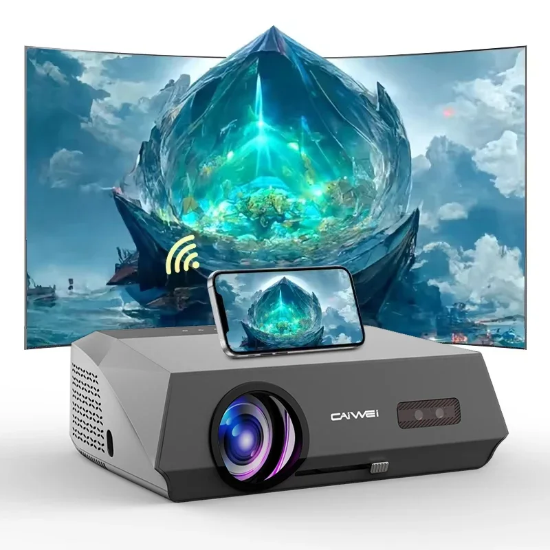 2025  Digital 4K Projector 2023 Android Projector Daytime Light Full HD Meeting Room Home Projector
