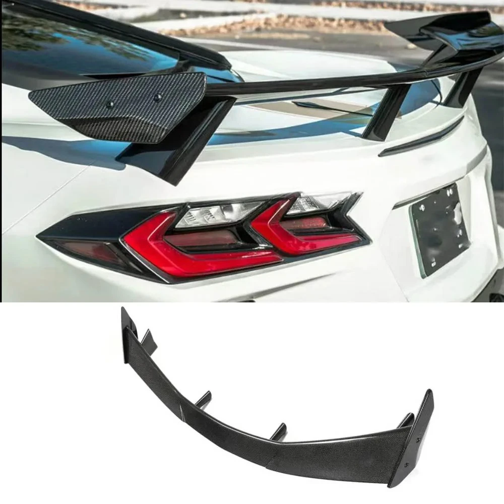 Carbon Fiber Rear Trunk Wing Z51 Style for Chevrolet corvette C8 2019- Rear Spoiler