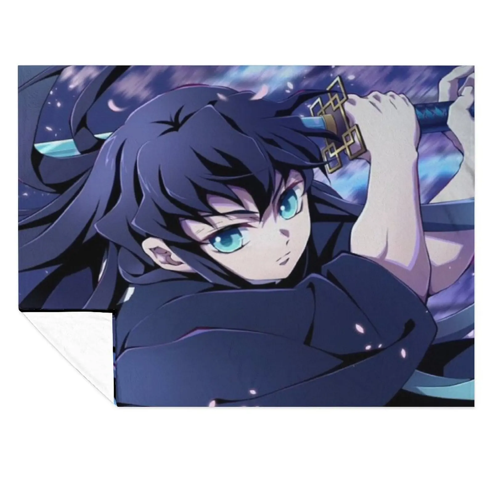 Одеяло Muichiro Tokito - Kimetsu no Yaiba, роскошное утолщенное одеяло для сна, одеяла