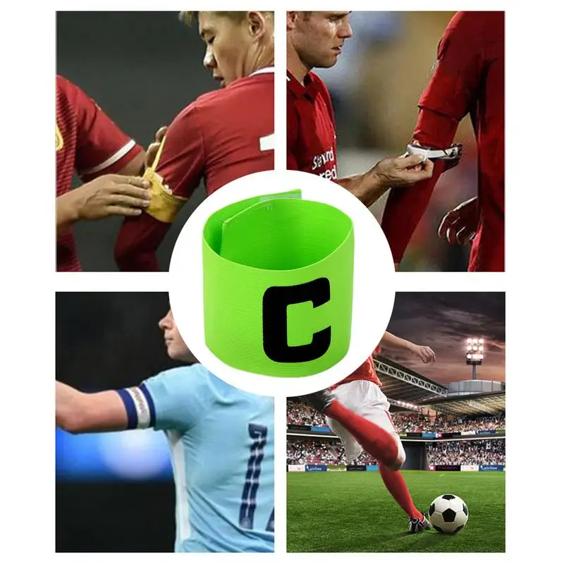 Comfortable And Durable Soccer Band Adjustable Football Captain'S Armband For C Arm Band Captain Arm Band For Team Captains